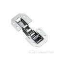 Hinge de grenouille nickel de 4 pouces sans ouverture